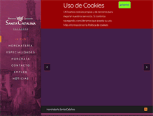 Tablet Screenshot of horchateriasantacatalina.com